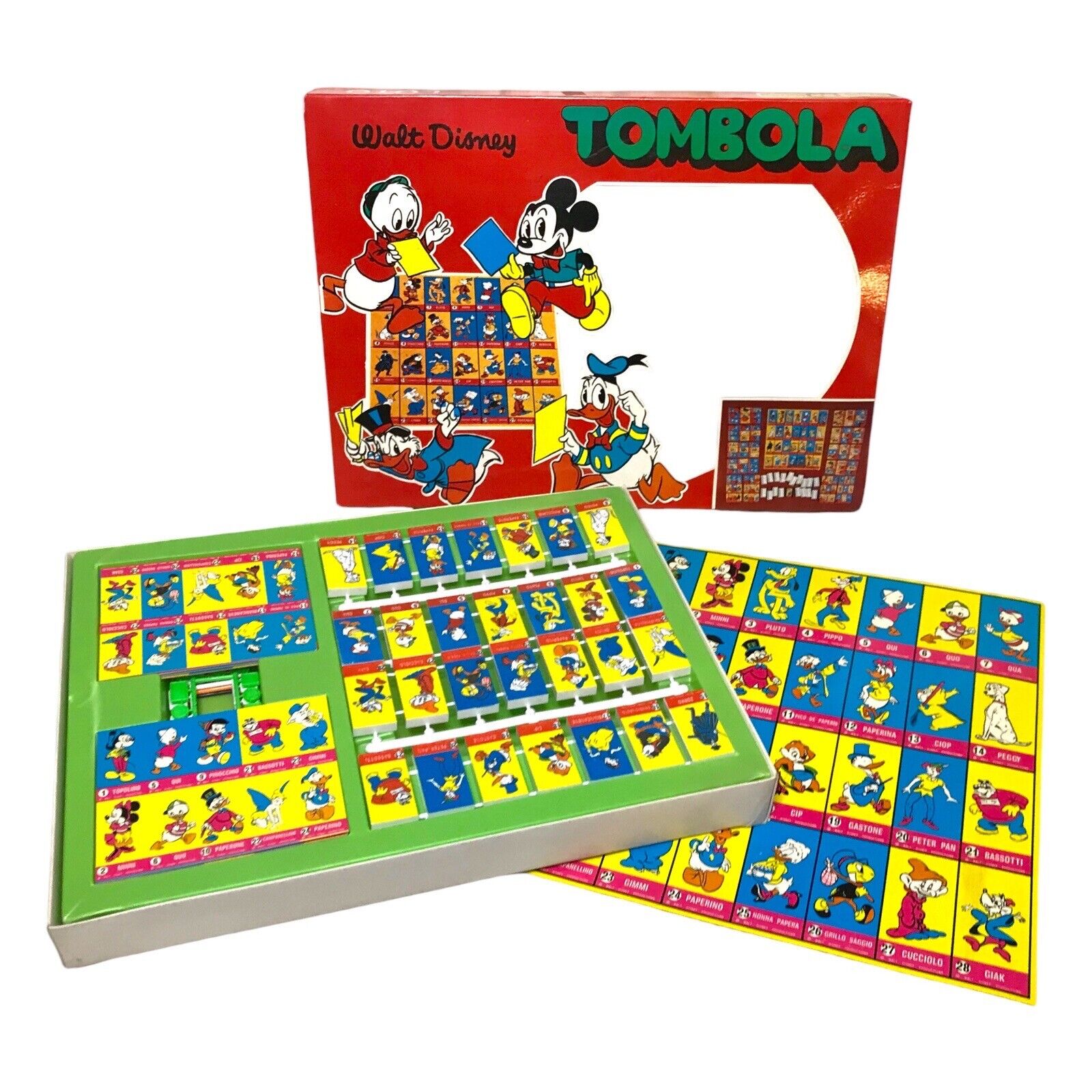 Buy Vintage Walt Disney Tombola Game | Complete Set with Unpunched Pieces –  TheVoyageBird