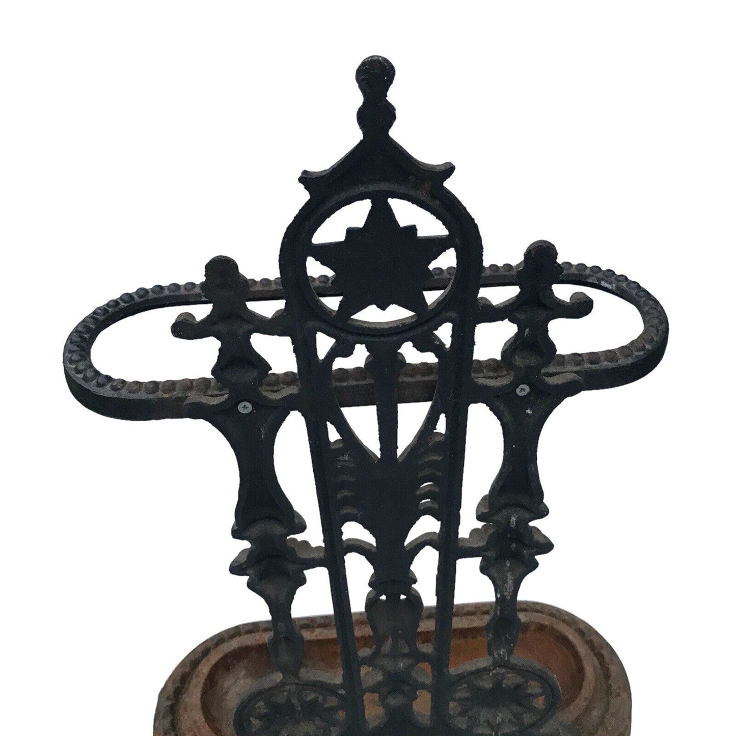 Antique Late Victorian Heavy Cast Iron Umbrella/Walking Stick Stand