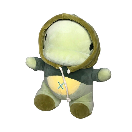 Kenji Yabu Green Hooded Rex Plush Hooded Soft Toy Japan - Dinosaur Plush Kawaii