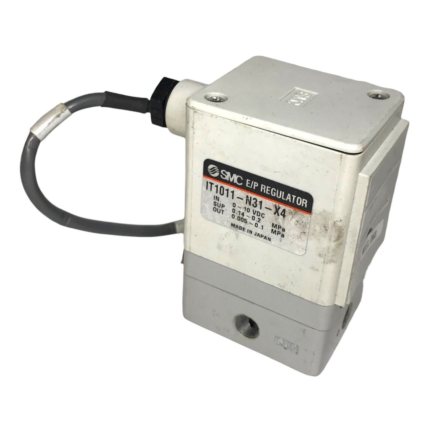 SMC E/P Regulator IT 1011 - N31 - X4 - IN: 0~10 VDC - OUT: 0.005~0.1 MPa