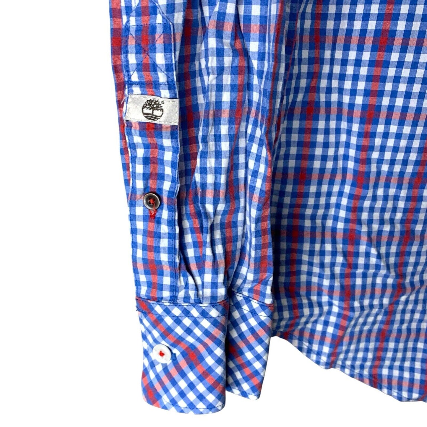 Timberland Earthkeepers Checked Shirt | Regular Fit | Blue Red White | Size XS