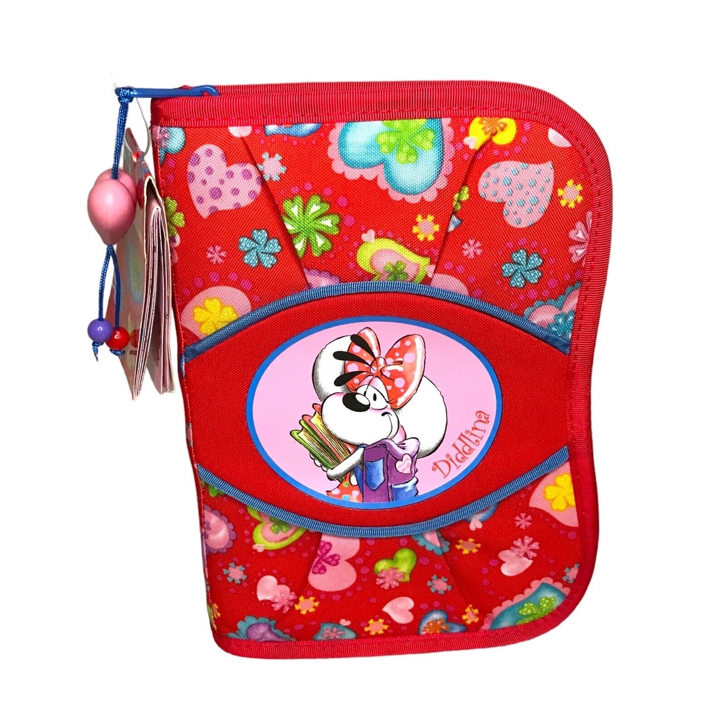 Diddl Diddlina Ballerina Mouse 3 Part Pencil Case with Pencils Rubber Ruler