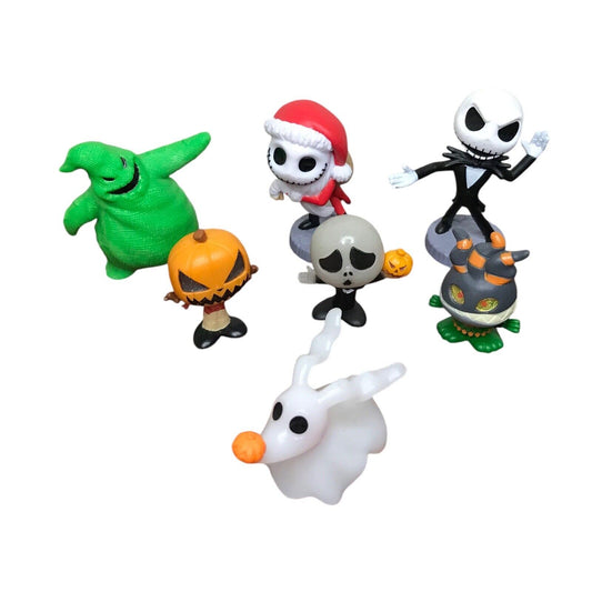 7x Nightmare Before Christmas Mini Figures | Disney Collectibles | Great Condition