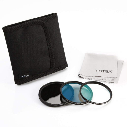 62mm Slim Optical Glass Camera Lens Filter Kits (Variable ND2-ND400 ND Filter +