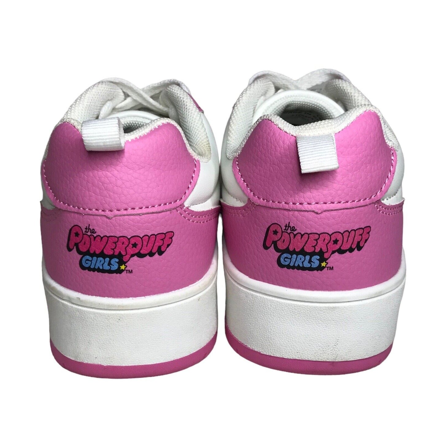 Womens Primark Powerpuff Girls Size 5 Trainers Sneakers in White & Pink