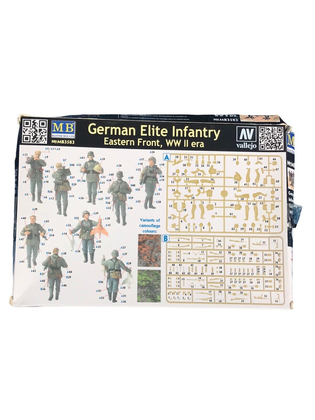 MAS3583 - Masterbox 1:35 - German Elite Infantry Eastern Front WWII