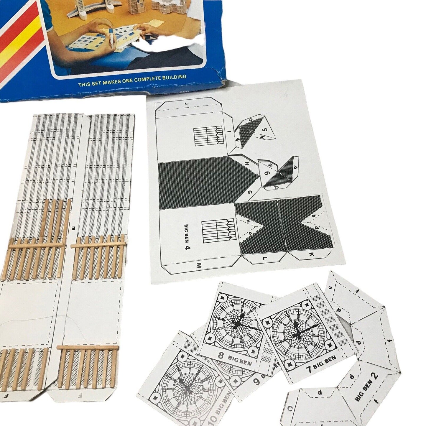 Hobby’s Match-Craft Big Ben Matchstick Building Kit Set