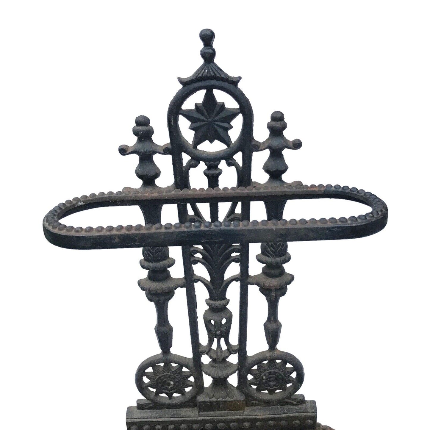 Antique Late Victorian Heavy Cast Iron Umbrella/Walking Stick Stand