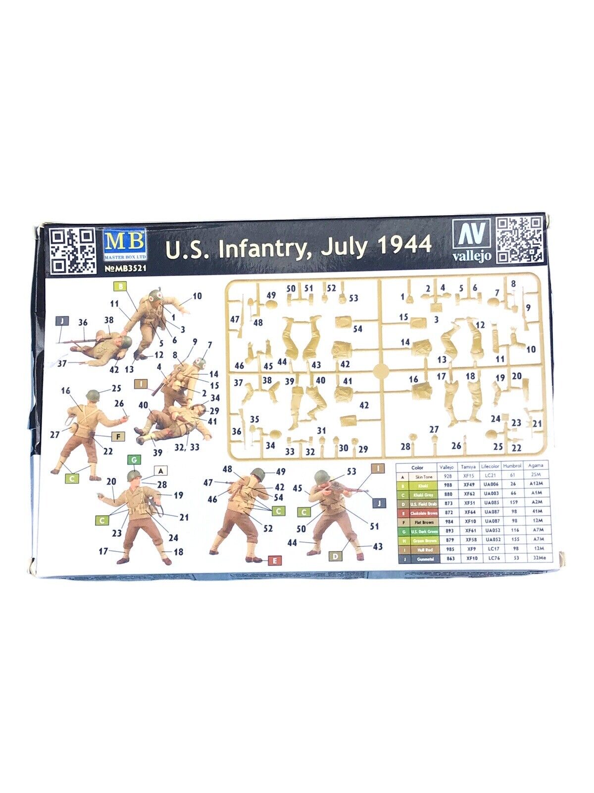 Master Box MB3521 1:35 U.S. Infantry, July, 1944