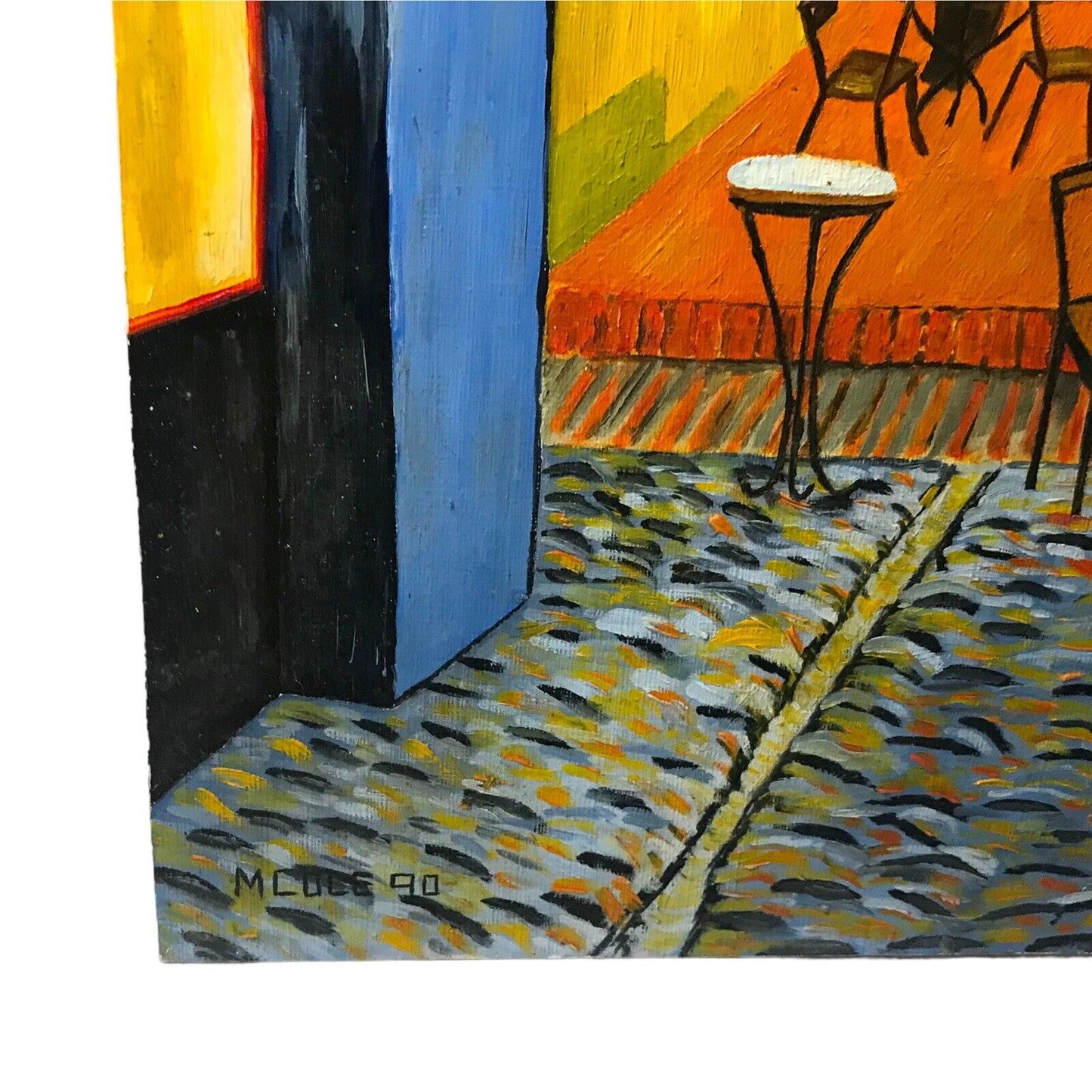 M Cole after Vincent Van Gough’s Cafe Terrace at Night Painting