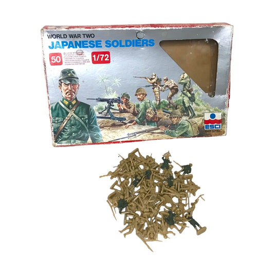 Esci 1/72 WW2 Japanese Soldiers Figures Infantry  Complete Set in Box