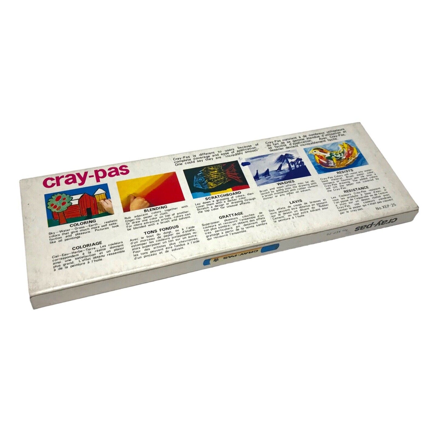 Vintage Sakura Cray-Pas - Spectrum Set of 25 Original Oil Pastels In Box