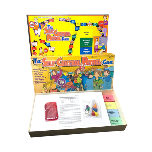 The Self Control Patrol Board Game Anger Management Complete 1996 Age 8-14