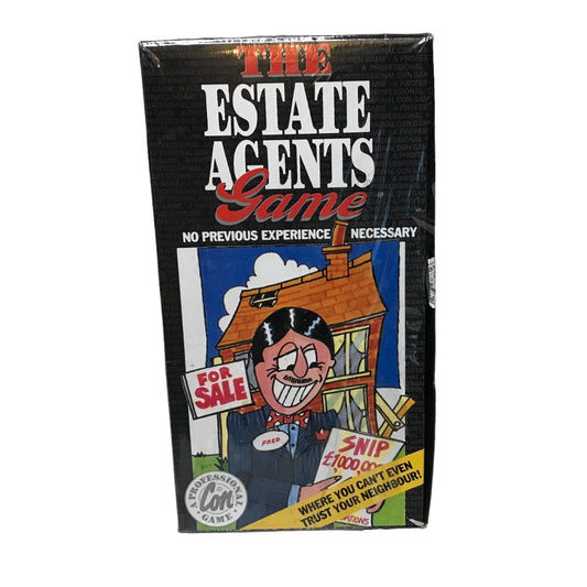 The Estate Agents Game by Paradigm Vintage 1989 “A Professional Con Game” - New Sealed