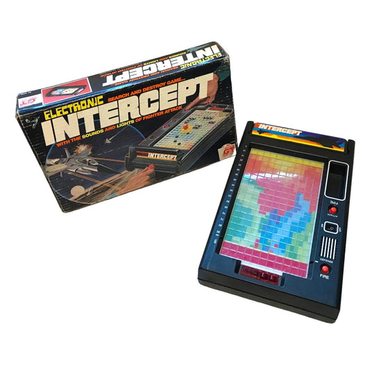 Electronic Intercept Search And Destroy Vintage Game - Good Condition, Working