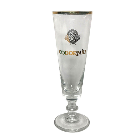 Vintage Codorniu Toasting Flute Pedestal Champagne Glass