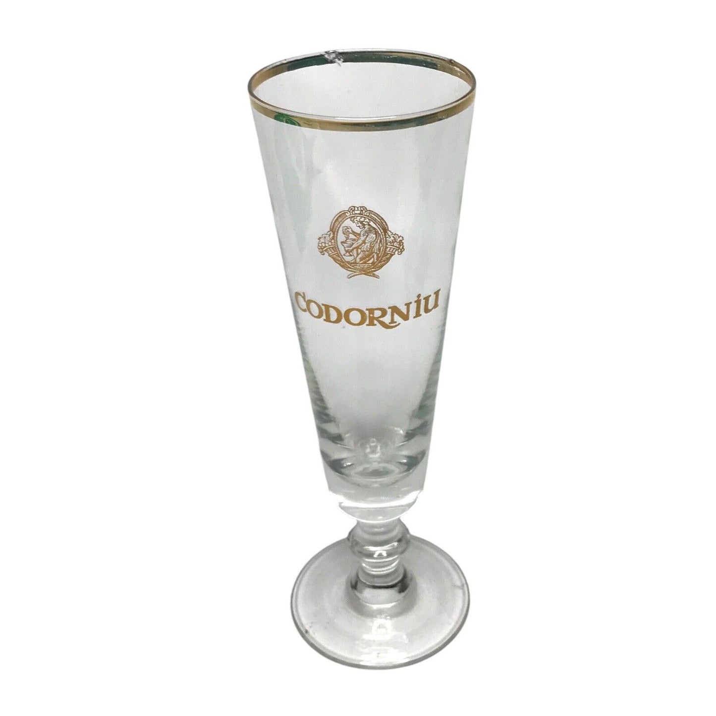 Vintage Codorniu Toasting Flute Pedestal Champagne Glass