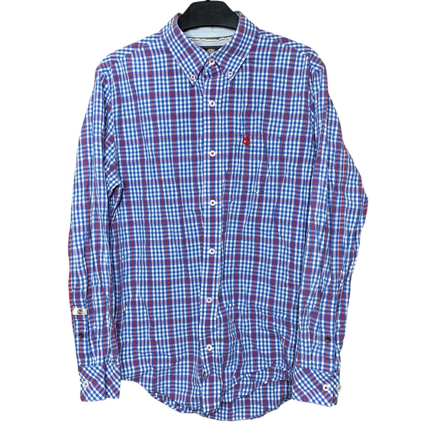 Timberland Earthkeepers Checked Shirt | Regular Fit | Blue Red White | Size XS