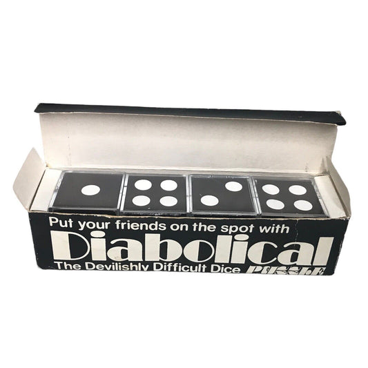 Diabolical - Devilishly Difficult Dice Puzzle - Vintage, 1980s | Complete