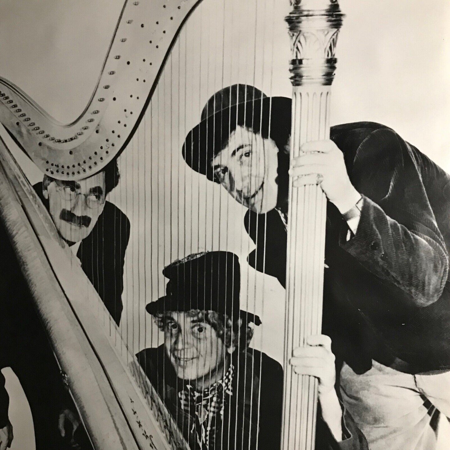 Vintage MARX BROTHERS Original 1980 Pace Minerva Poster Black & White