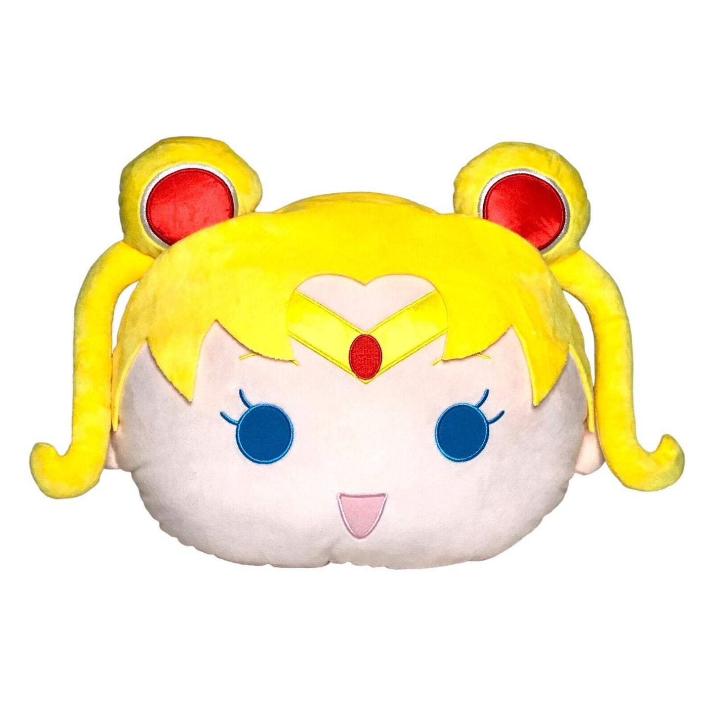 🌙 Sailor Moon Large Mochimochi Kawaii Face Cushion - 18" Soft Plush Pillow 🌸