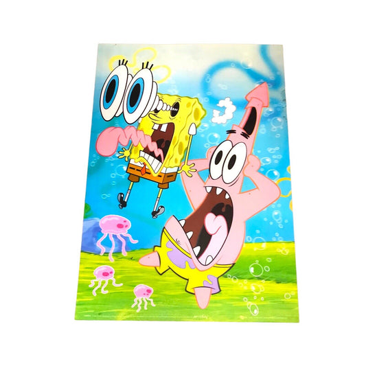 Spongebob SquarePants and Patrick Lenticular 3D Poster Bikini Bottom 67cm x 47cm