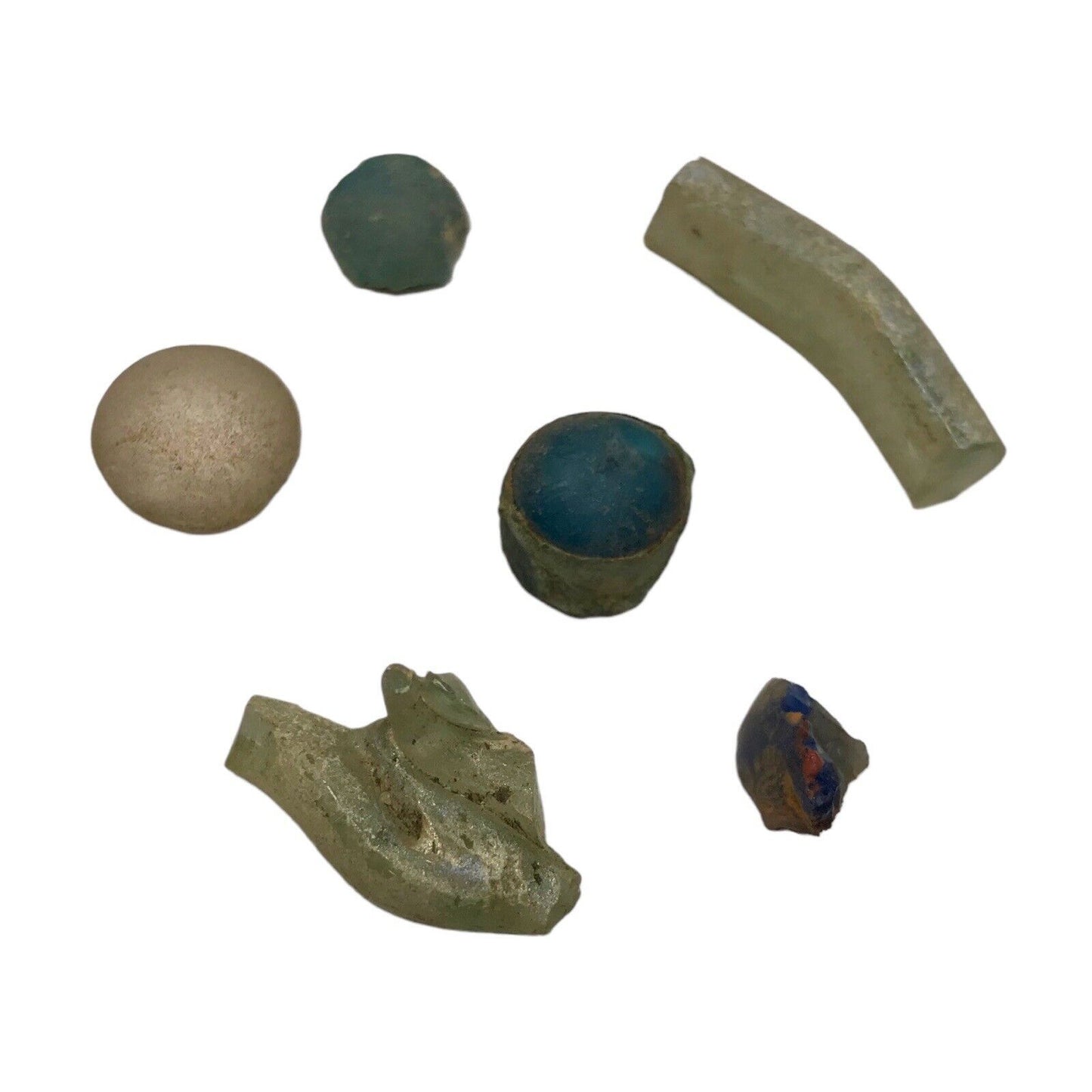 Exquisite Collection of Roman Jewelry Settings and Glass Fragments, 100-300AD