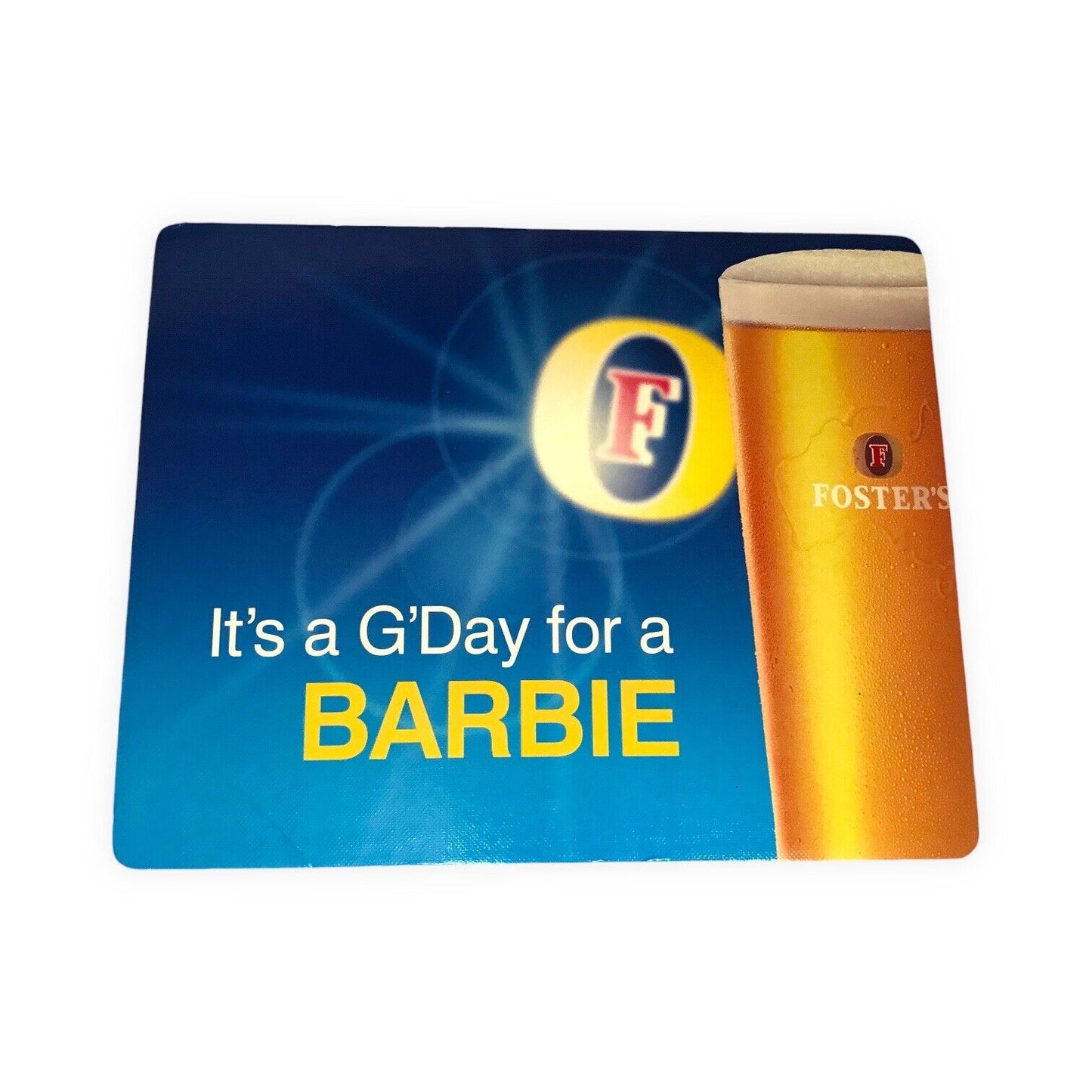 Bundle of 12x Fosters Lager Mouse Mat - It’s a G'Day for a Barbie