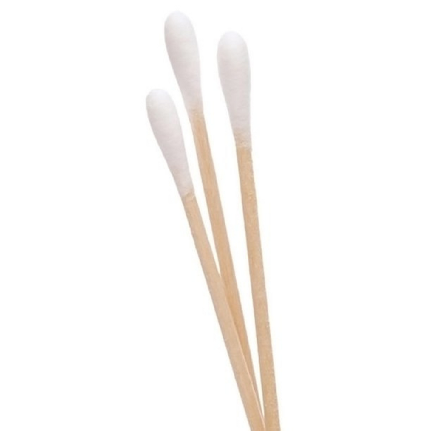 Extra Long Cotton Swab Applicator Q-tip Swabs 6 inch Natural Wood Handle 100 Pcs