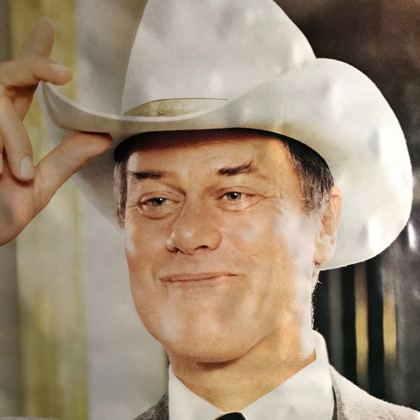 1980s Larry Hagman Poster Original by Pace Minerva - Cat No. 45 - 1980 RARE