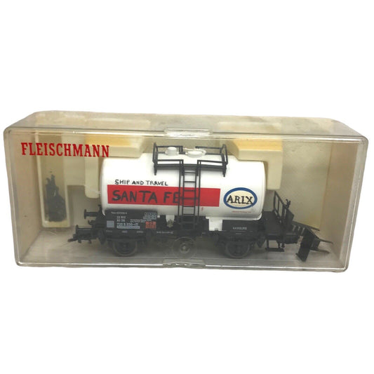 Fleischmann H0 HO 5410 Tank Fuel Wagon - “Esso” Custom Arix Santa Fe