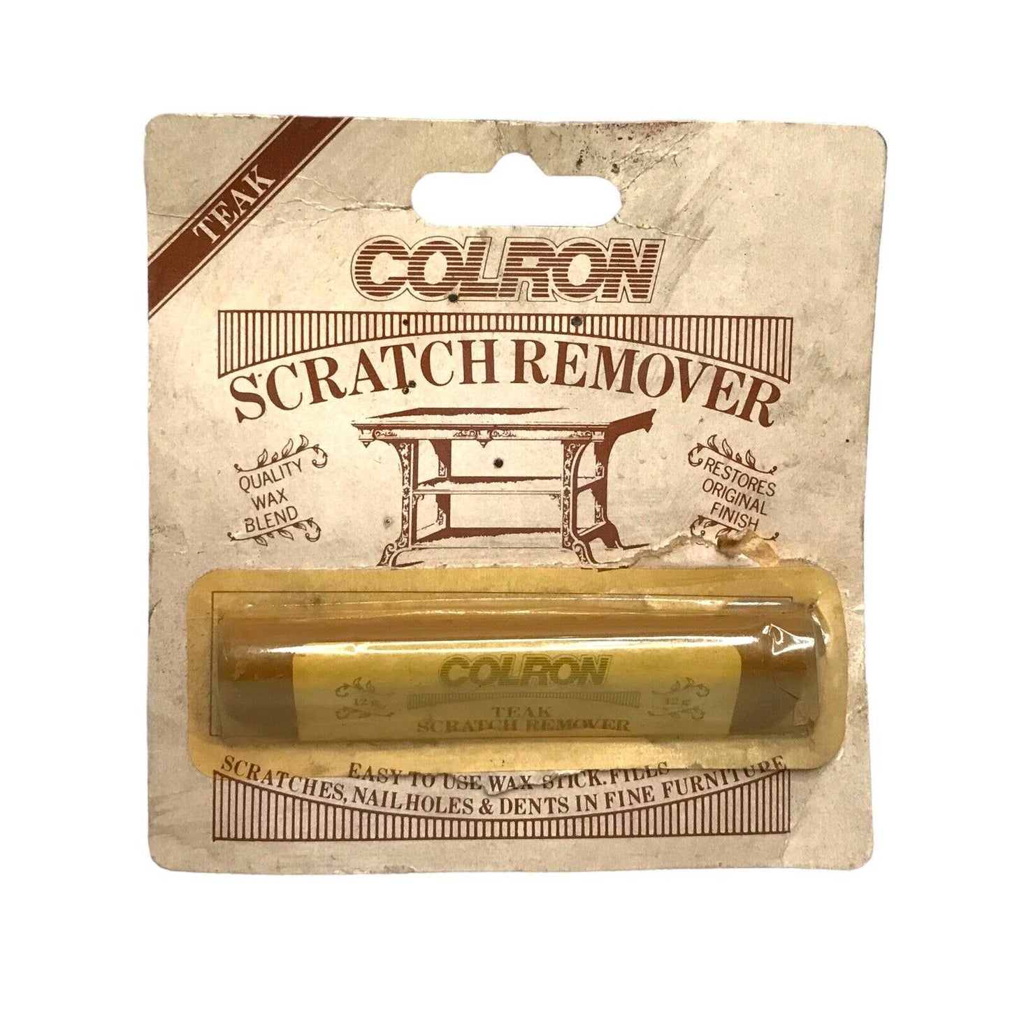 1970s Colron Scratch Remover For Pine Vintage - Rare Never Opened