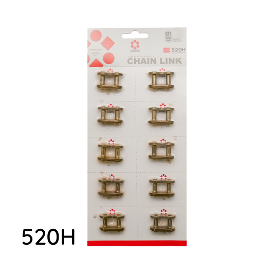 520 520H O Ring Chain Master Link Motorbike Dirt Bike Heavy Duty CHOHO 10x Pack