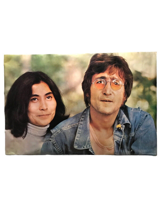 Vintage Yoko Ono & John Lennon Poster 1978 - Original By Pace Minerva Cat No.97