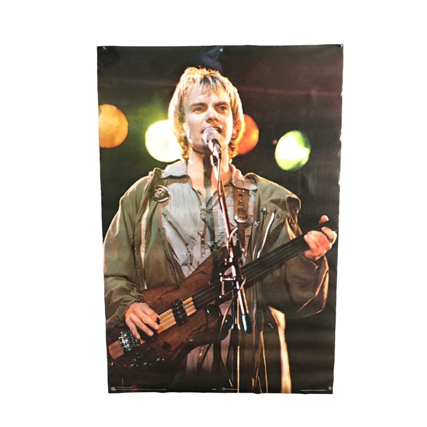 Original The Police Sting 1979 Live on Stage Poster - Pace International Vintage